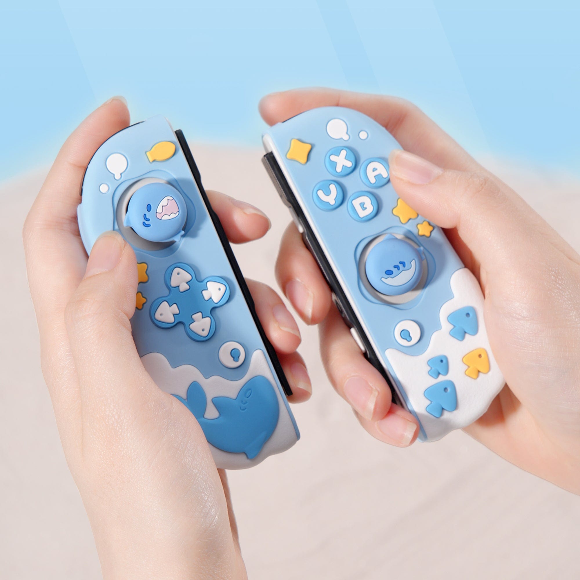 GeekShare Shark Baby Silicone Joycon Cover