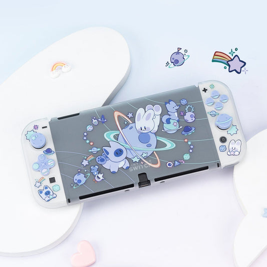 GeekShare Space Bunny Protective Case for Switch OLED