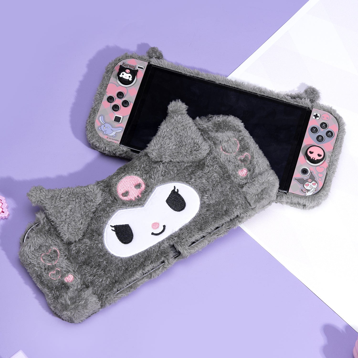 GeekShare x Sanrio Plush Kuromi Switch OLED Case