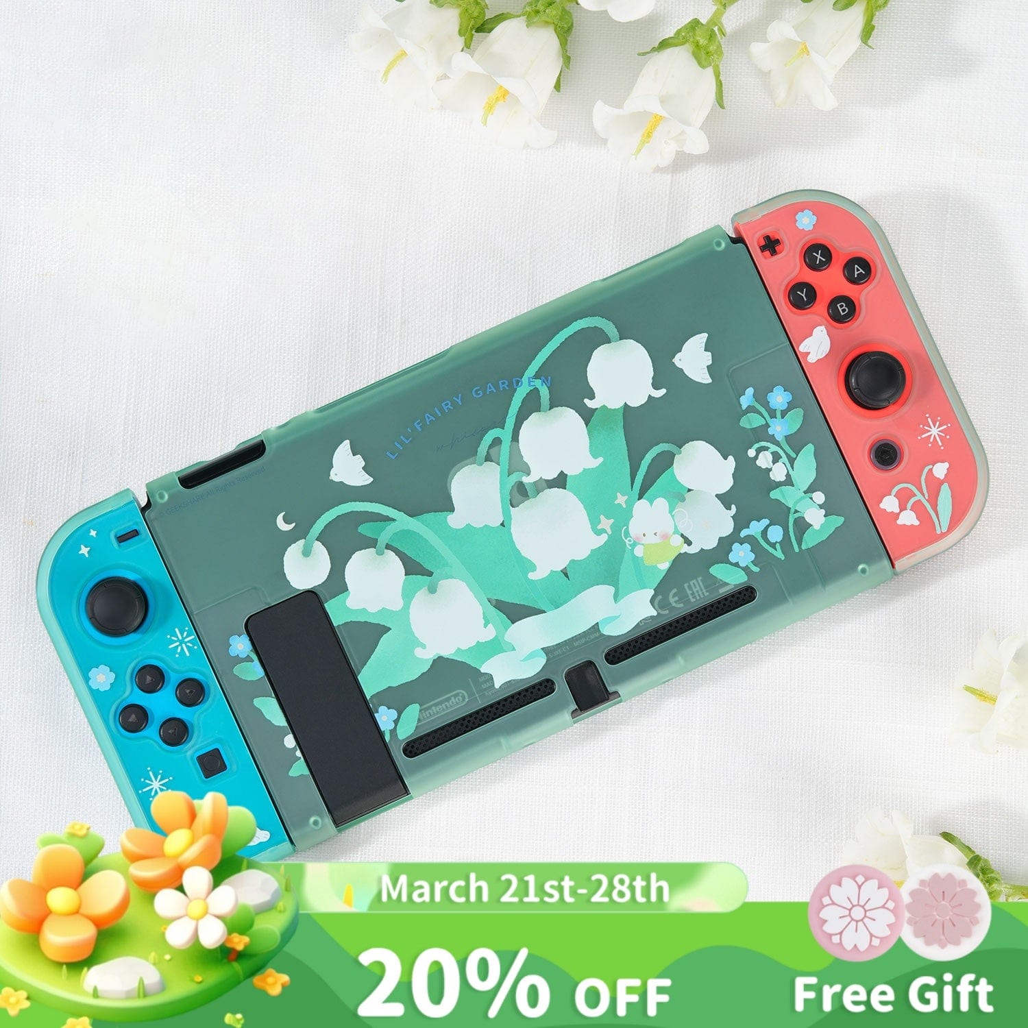 GeekShare Lily of the valley Protective Case GeekShare Lily of the valley Protective Case