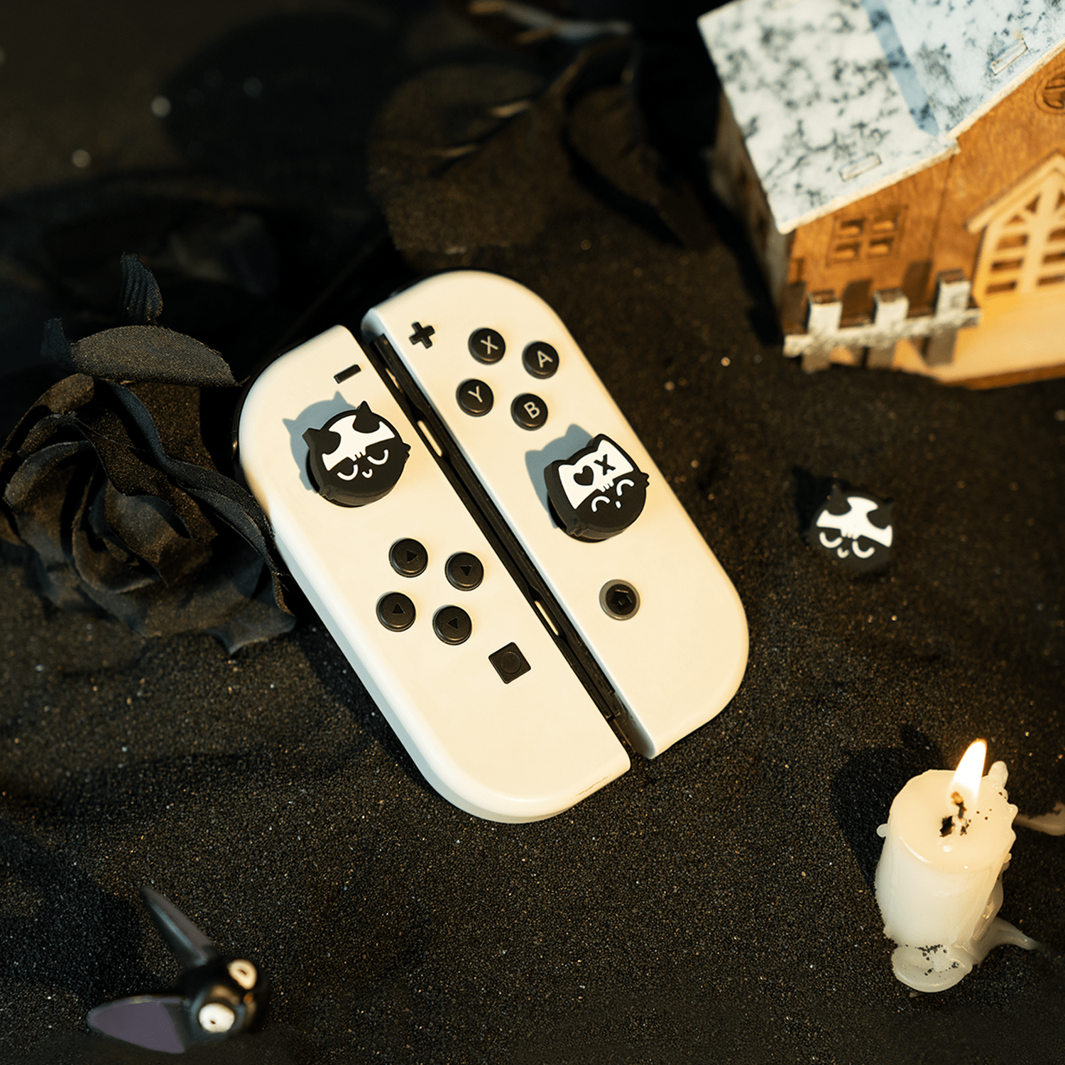 GeekShare Spooky Cat Protective Case for Switch OLED