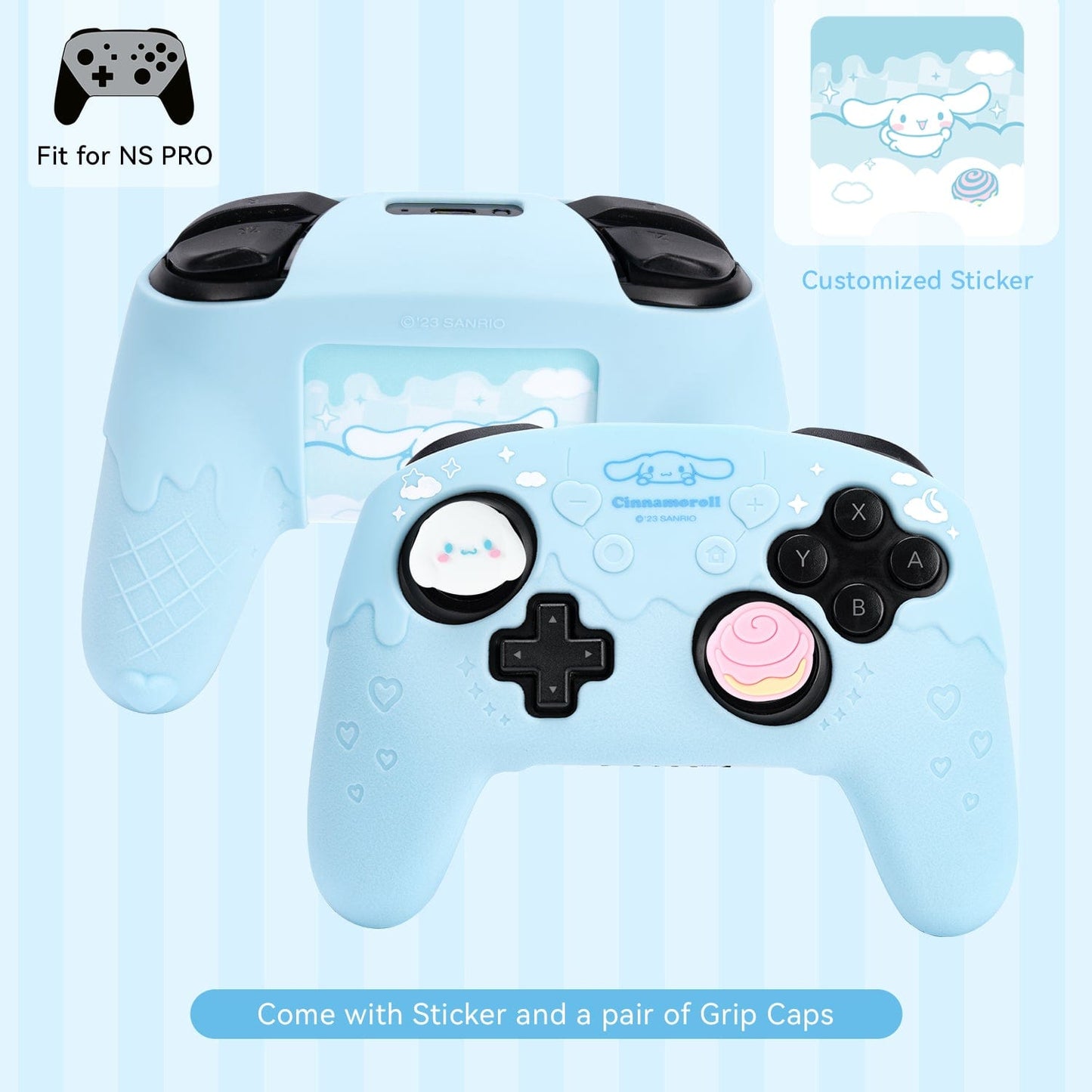 GeekShare Blue Dog PS5/NS Pro Skin