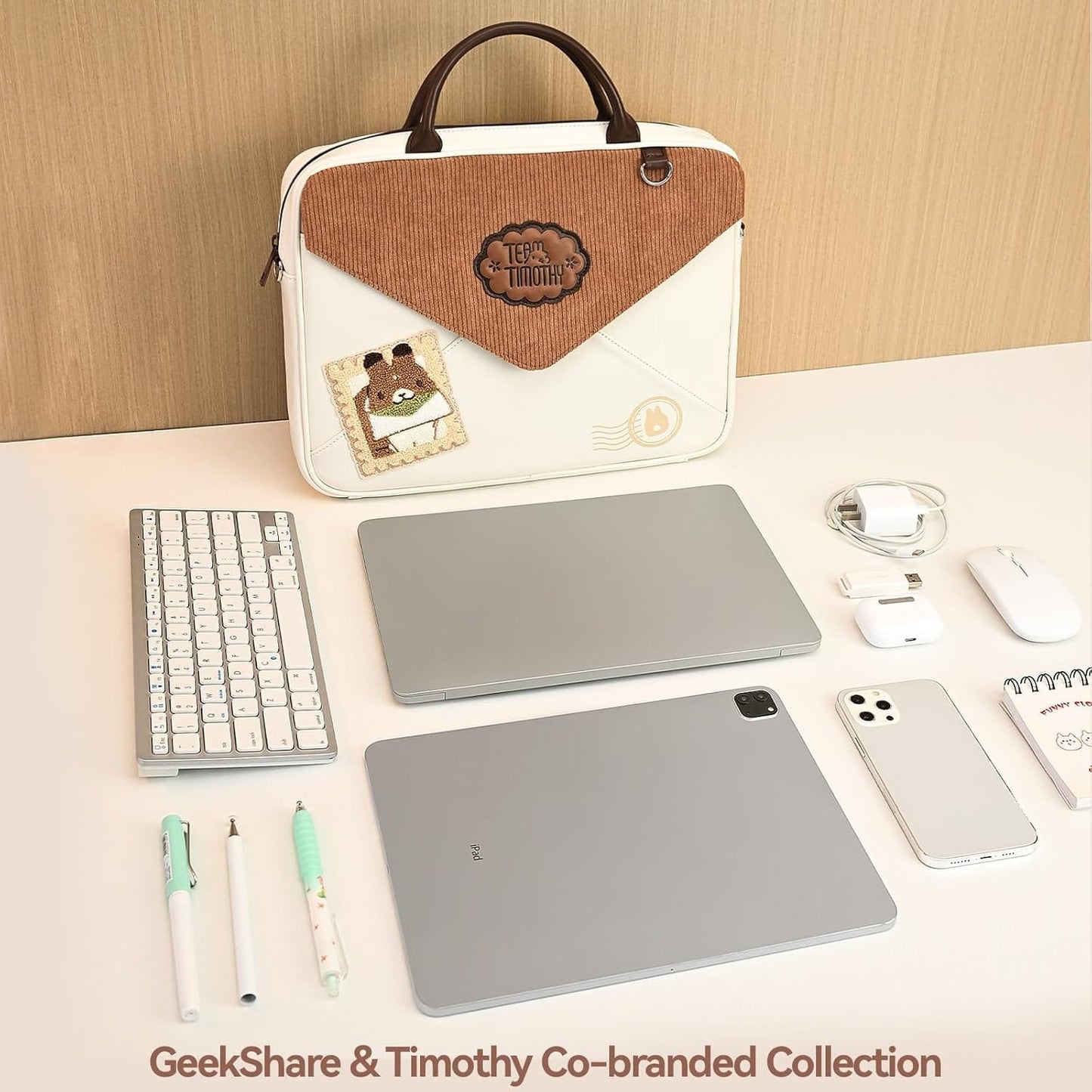 TEAM TIMOTHY Large Capacity 14 Inch Laptop Bag TEAM TIMOTHY Large Capacity 14 Inch Laptop Bag