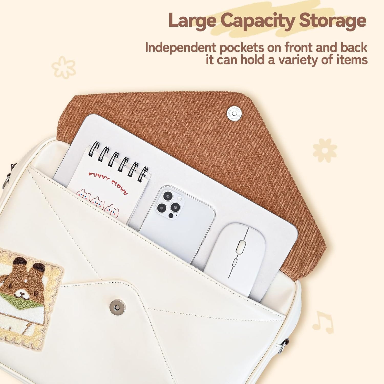 TEAM TIMOTHY Large Capacity 14 Inch Laptop Bag TEAM TIMOTHY Large Capacity 14 Inch Laptop Bag