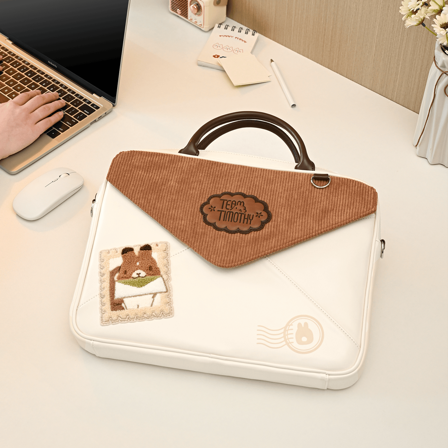 TEAM TIMOTHY Large Capacity 14 Inch Laptop Bag TEAM TIMOTHY Large Capacity 14 Inch Laptop Bag