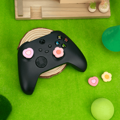 GeekShare Bloom-Heart Thumb Grips for Xbox & PS5