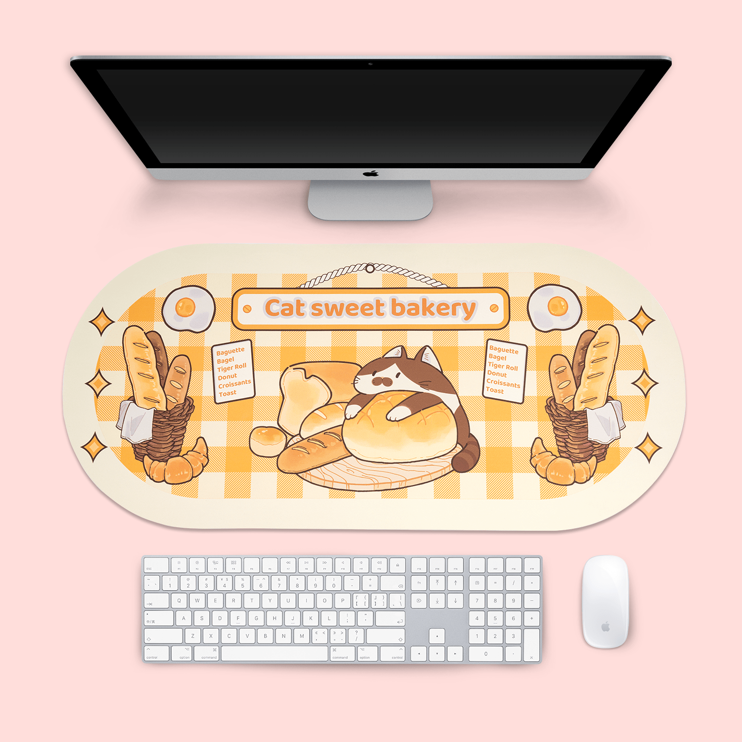 GeekShare Bakery Cat Mouse Pad