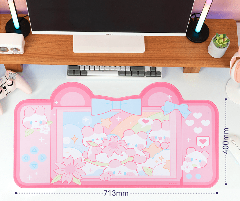 GeekShare Sakura Bunny Mouse Pad