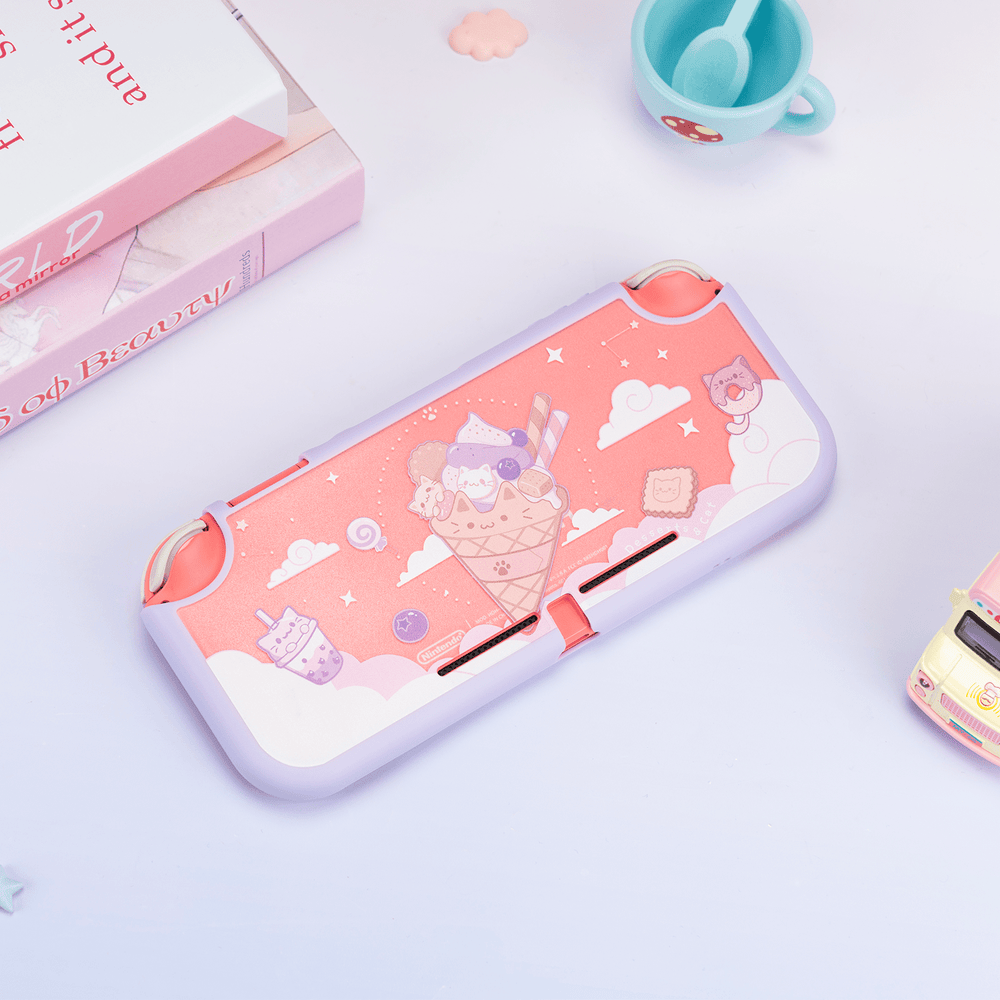 
            
                Load image into Gallery viewer, GeekShare Ice Cream Cat Protective Case for Switch Lite
            
        
