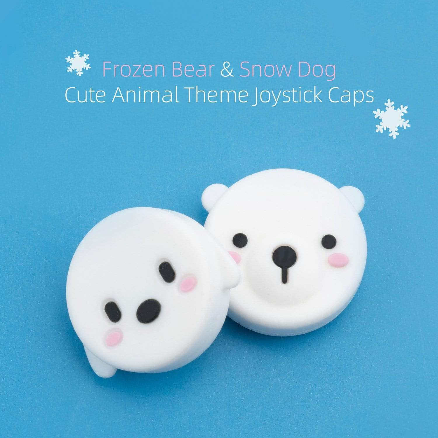 GeekShare Animal Theme Thumb Grip Caps-Bear&Dog GeekShare Bear and Dog Thumb Grip Caps for Switch and Switch Lite