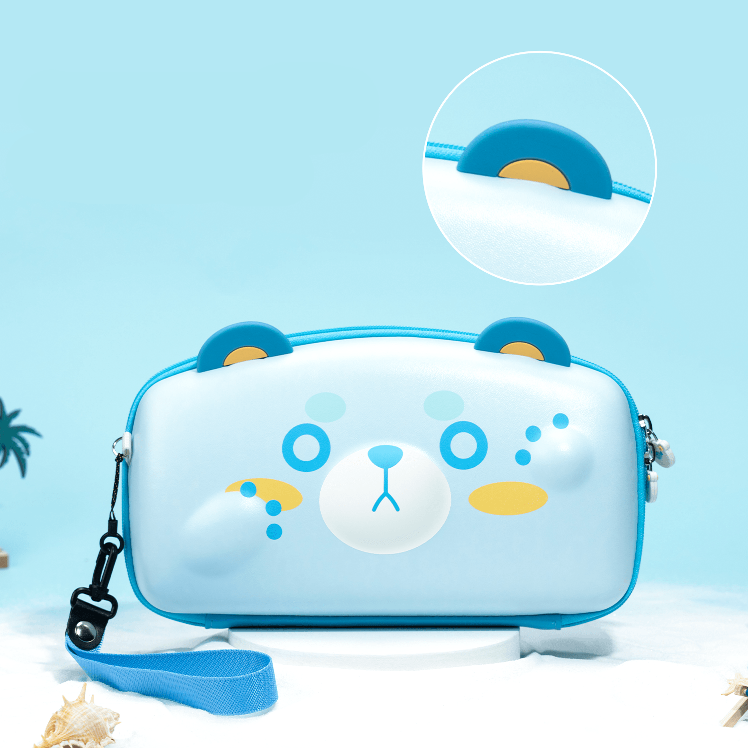 GeekShare Blue Beary Carrying Case for Switch&OLED