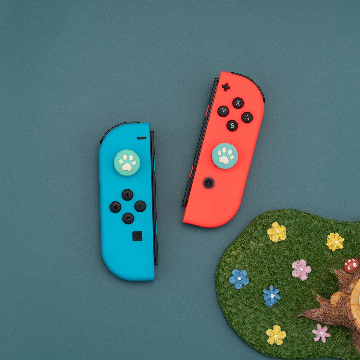 GeekShare Cat Paws Thumb Grip Caps GeekShare Cat Paw Thumb Grips for Nintendo Switch & Switch Lite