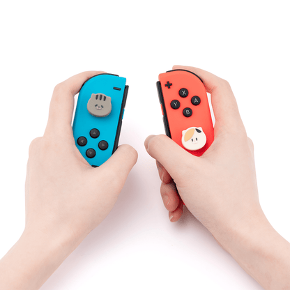 GeekShare Fat Cat Thumb Grip Caps GeekShare Fat Cat Thumb Grip Joystick Cap for Nintendo Switch/Lite