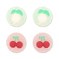 GeekShare Fruit Theme Thumb Grip Caps GeekShare Fruit Theme Thumb Grip Caps for Switch and Switch Lite - 4 PICS, Peach and Apple