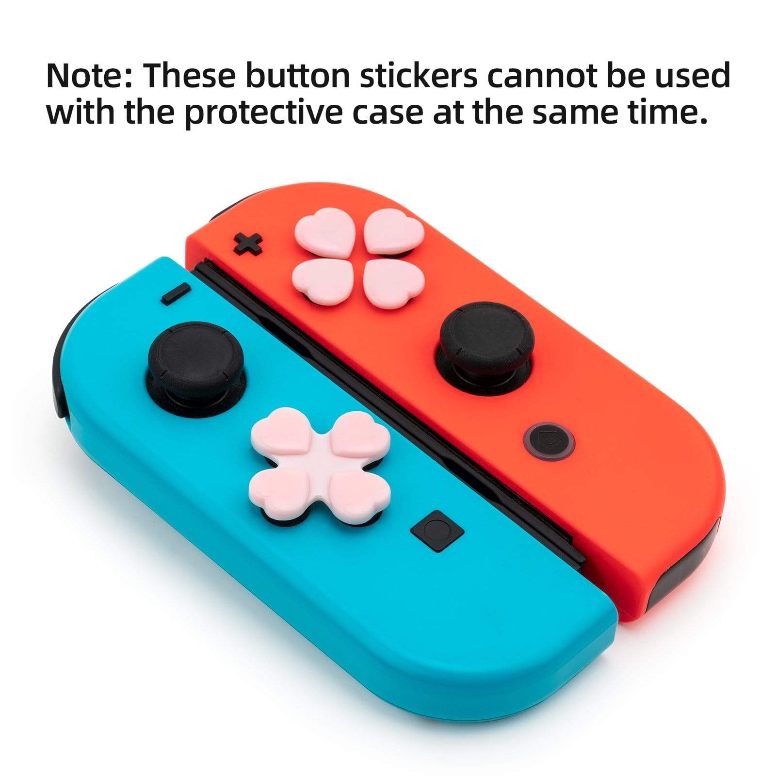 GeekShare Heart Button Caps Compatible with Nintendo Switch Only