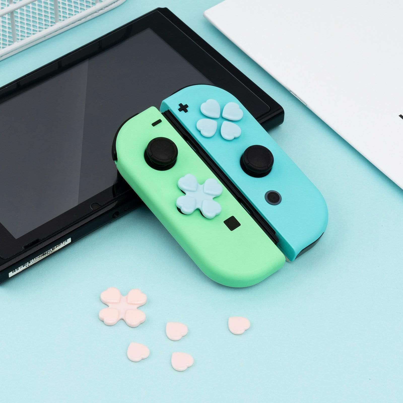 GeekShare Nintendo Switch用ハートボタンキャップ