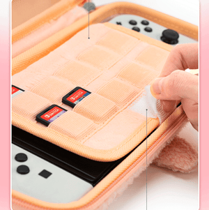
            
                Load image into Gallery viewer, GeekShare Plush Bunny Carrying Case for Switch&amp;amp;OLED
            
        