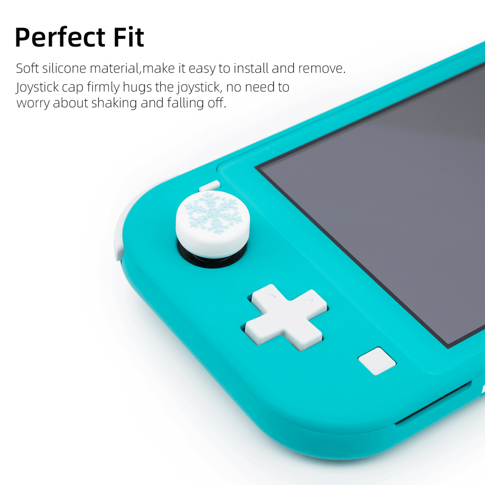 
            
                Load image into Gallery viewer, GeekShare Snow Thumb Grip Caps GeekShare Snow Thumb Grip Caps for Switch and Switch Lite - 4 PICS
            
        