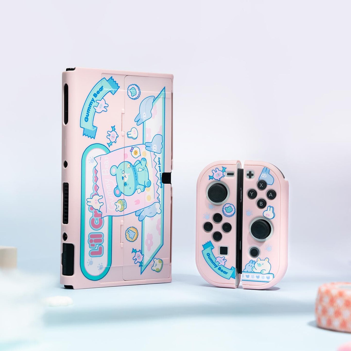 GeekShare Gummy Bear Protective Case for Switch OLED