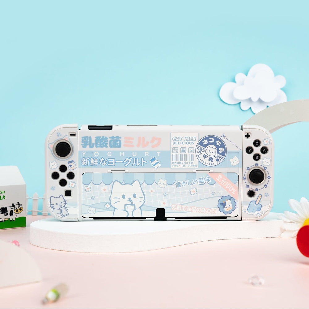 
            
                Load image into Gallery viewer, GeekShare  Yogurt Cat Protective Case for Switch OLED
            
        