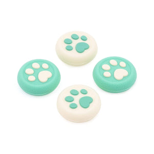 GeekShare Cat Paws Thumb Grip Caps for PS4/PS5 GeekShare Cat Paw Thumb Grip Caps for PS4/PS5 and Switch Pro- 4 PICS, Star Mist Blue